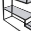Mistique Glass Shelving Unit - Black