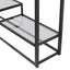 Mistique Glass Shelving Unit - Black