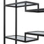 Mistique Glass Shelving Unit - Black
