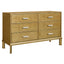 Jill 6 Drawer Chest - Antique Gold