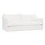 Cove 3 Seater Slip Cover Sofa - White Linen