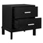 Jill Bedside Table - Small Black