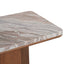 Barlow Marble Console Table - Walnut