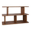 Tudor Oak Shelving Unit - 2 Tier Walnut