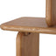 Tudor Oak Shelving Unit - 4 Tier Natural