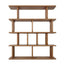 Tudor Oak Shelving Unit - 4 Tier Natural