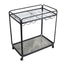 Wentworth Rectangle Bar Cart - Black