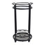 Wentworth Round Bar Cart - Black