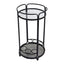 Wentworth Round Bar Cart - Black