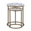 Violet Agate Nesting Side Tables