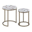 Violet Agate Nesting Side Tables