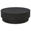 Avery Round Coffee Table - Black