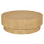 Avery Round Coffee Table - Natural Oak