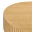 Avery Round Coffee Table - Natural Oak