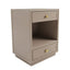 Logan Bedside Table - Small Taupe