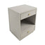 Logan Bedside Table - Small Grey