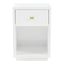 Logan Bedside Table - Petite White