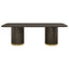 Eli Rectangular Dining Table - 2.4m Smoked Oak