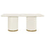 Eli Rectangular Dining Table - 2m Ivory