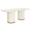 Eli Rectangular Dining Table - 2m Ivory