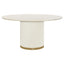 Eli Round Dining Table - 1.5m Ivory