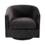 Bellevue Swivel Arm Chair - Slate Grey Velvet