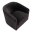 Bellevue Swivel Arm Chair - Slate Grey Velvet