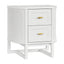 Theodore Bedside Table - Small White