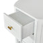 Theodore Bedside Table - Small White