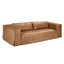 Pomona 3 Seater Sofa - Light Brown Leather