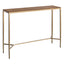Chloe Timber Console Table - Large Gold