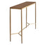 Chloe Timber Console Table - Large Gold