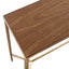 Chloe Timber Console Table - Large Gold