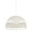 Fortaleza Rattan Pendant - Large White