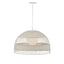 Fortaleza Rattan Pendant - Large White