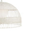 Fortaleza Rattan Pendant - Large White