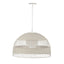 Fortaleza Rattan Pendant - Large White