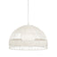 Fortaleza Rattan Pendant - Medium White