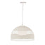 Fortaleza Rattan Pendant - Medium White