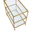 Heston Glass Bar Cart