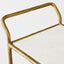 Heston Marble Square Bar Cart