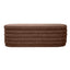 Demi Storage Bench Ottoman - Chocolate