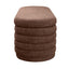 Demi Storage Bench Ottoman - Chocolate