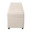 Soho Storage Bench Ottoman - Ivory