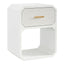 Anderson Bedside Table - Small White