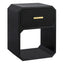 Anderson Bedside Table - Small Black