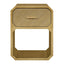 Anderson Bedside Table - Small Antique Gold