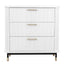 Sophia 3 Drawer Chest - White