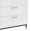 Sophia 3 Drawer Chest - White