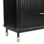 Sophia 6 Drawer Chest - Black